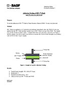 Adhesion Testing of HP+™ Flash and Tyvek over plywood